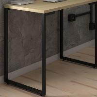 Mesa Escritório 90cm Estilo Industrial New Port F02 Nature - Mpozenato