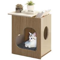 Mesa De Canto Lateral 52cm Para Pet Bob Carvalho/off White A09 - Mpozenato - 7