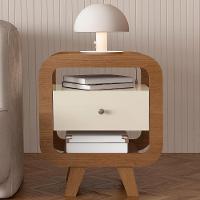 Mesa De Canto Lateral 55cm Para Quarto Nora Off/pinho A09 - Mpozenato - 7