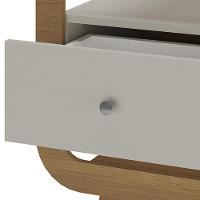 Mesa De Canto Lateral 55cm Para Quarto Nora Off/pinho A09 - Mpozenato - 9