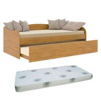 Bicama Babá Ariel Cinamomo Com 2 Colchões Ortobom – Carolina - 1