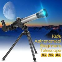 Telescópio Astronômico Infantil Kit Completo Com Tripé E Ampliação 20x 30x E 40x - 6