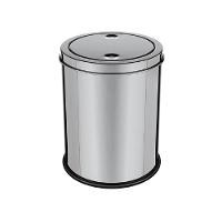 Lixeira Em Inox Com Tampa Basculante 5L Elegância Higiene E Praticidade - 3