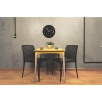 Cadeira Tramontina Isabelle Preta Em Polipropileno e Fibra  - 9