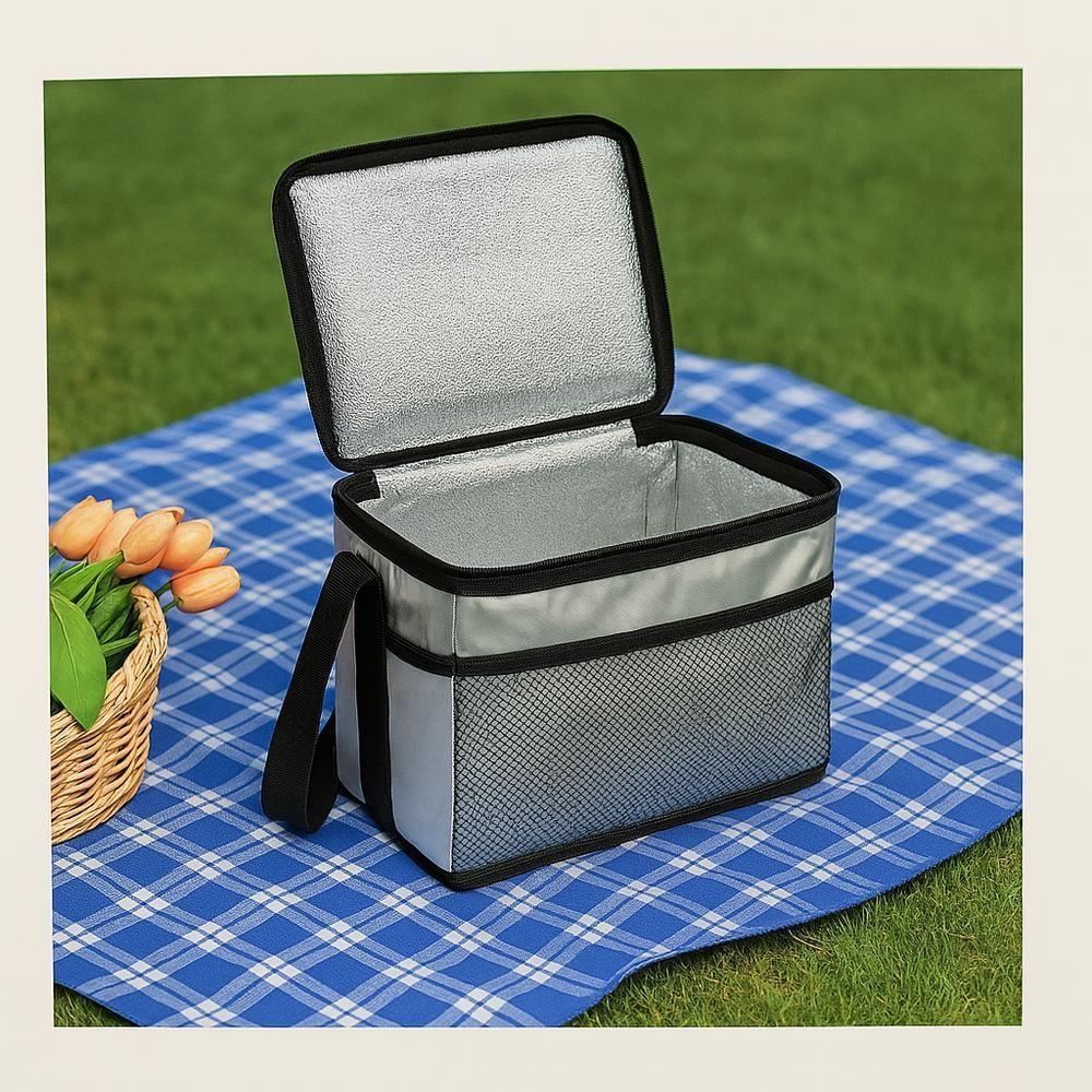 Bolsa Térmica 22L Conservação E Praticidade Para Todas As Ocasiões Prata - 6