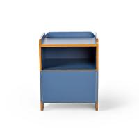 Mesa De Cabeceira 1 Gaveta Com Nicho Cindy - Azul - 6