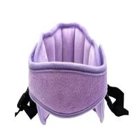 Apoio De Cabeca Infantil Para Carro Faixa Ajustavel Almofada Protecao Bebe Viagem Pescoco Roxo - 1