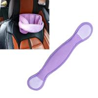 Apoio De Cabeca Infantil Para Carro Faixa Ajustavel Almofada Protecao Bebe Viagem Pescoco Roxo - 5