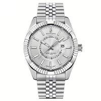 Relógio Masculino Sapphero Em Aço Inoxidável - Design Clássico Branco - 1