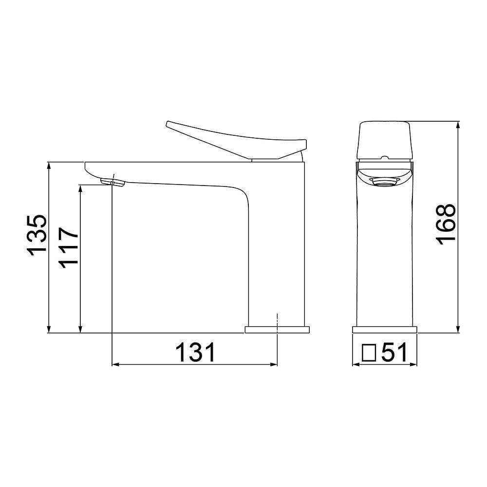 Torneira Misturador Monocomando Lorenzetti Loren Neo 2875 C92 De Bancada Cromada Cromado 7048708 - 2