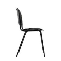 Cadeira Fit Com Assento E Encosto Em Polipropileno Preto - 5