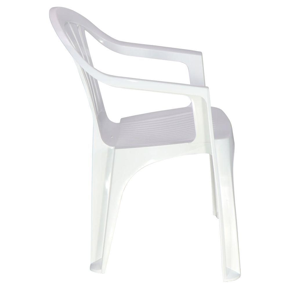 Cadeira Tramontina Bertioga Em Polipropileno Branco - 7