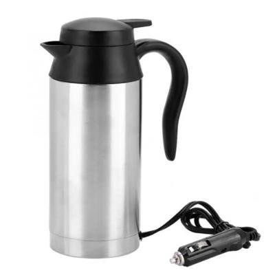 Garrafa Chaleira Elétrica Portátil 600ml 12v Inox Praticidade Para Viagens Campings E Deslocamentos