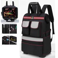 Mochila Para Ferramentas Com Base Emborrachada Resistente Impermeável E Ideal Para Uso Profissional - 6