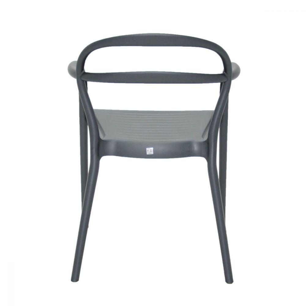 Cadeira Tramontina Grafite com Braços em Polipropileno - 3