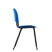 Cadeira Fit Com Assento E Encosto Em Polipropileno Azul - 7
