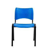 Cadeira Fit Com Assento E Encosto Em Polipropileno Azul - 9