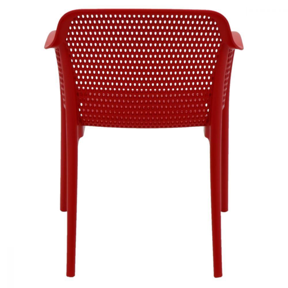 Cadeira Tramontina Gabriela Vermelha Em Polipropileno - 4