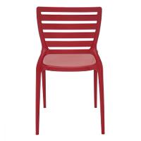 Cadeira Sofia Encosto Horizontal Vermelha Tramontina - 21