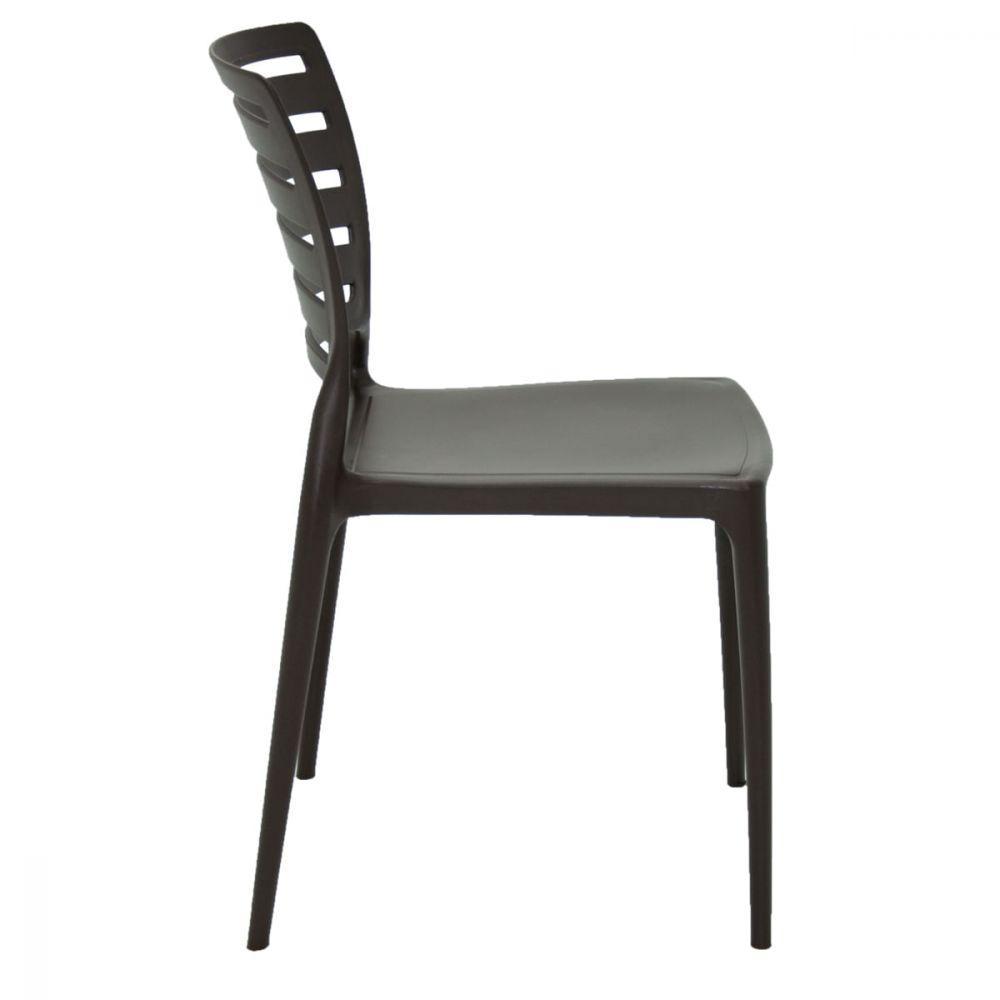 Cadeira Sofia Encosto Horizontal Marrom Tramontina 92237109 - 5