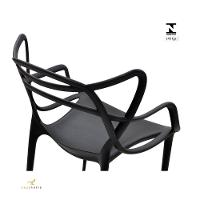 Kit 2 Cadeiras Allegra Leve E Resistente 100% Polipropileno Cor:preto - 6