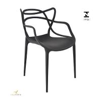 Kit 4 Cadeiras Allegra Contemporânea Estrutura Reforçada preto