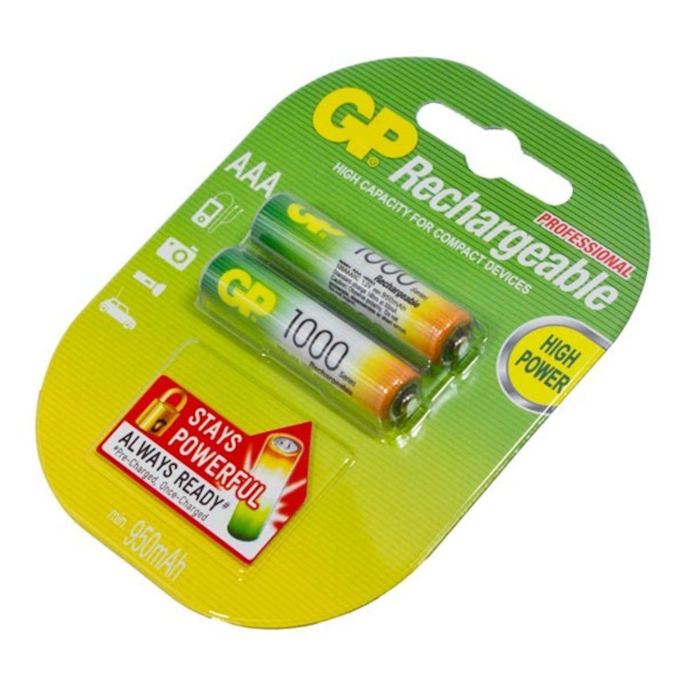 Pilha Recarregável 4 Unidades 1000mah Gp Profissional - 2