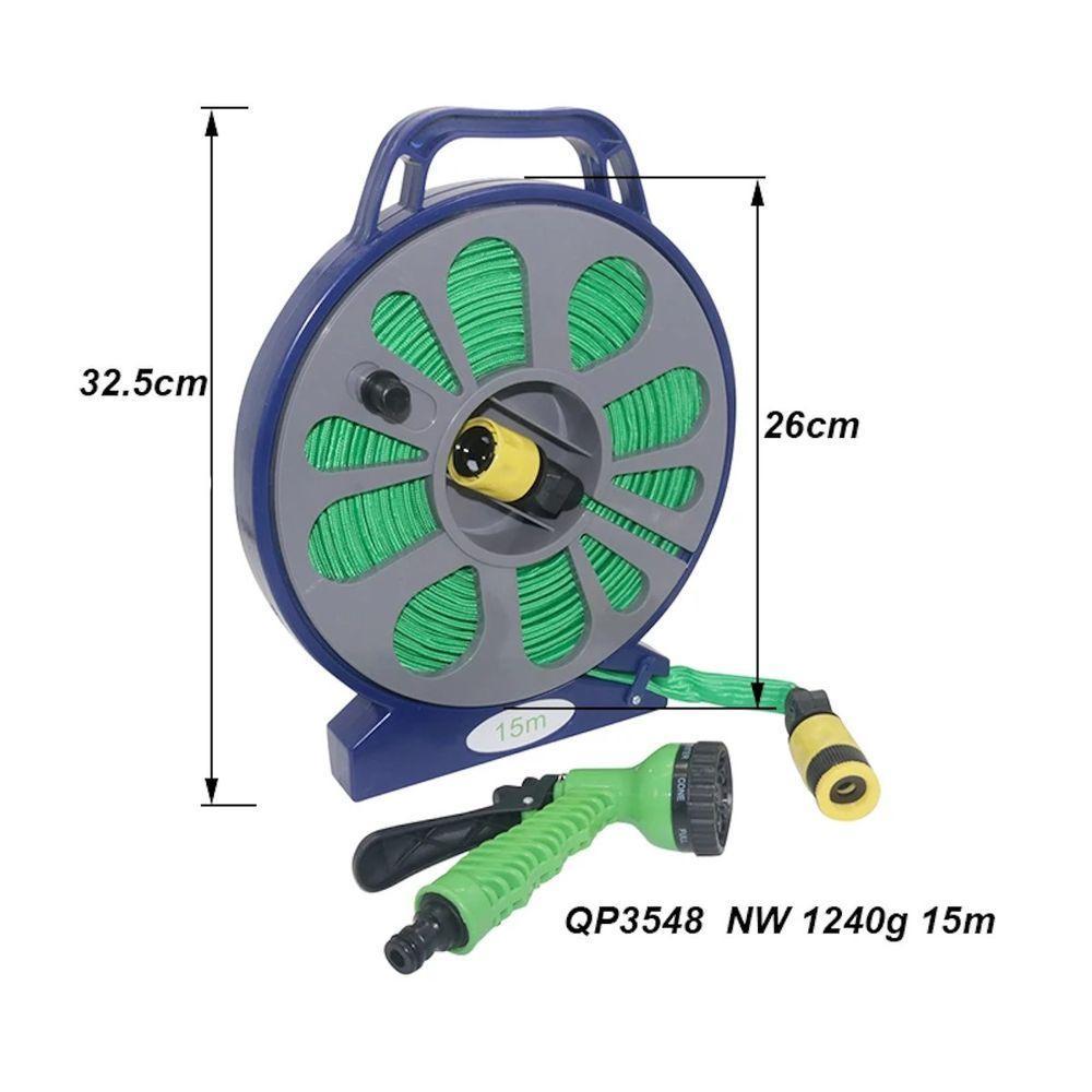 Mangueira De Jardim Com Enrolador 15 Metros - 4