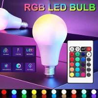 Lâmpada Led Rgb Com Controle Remoto E27 Bivolt - 3