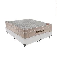 Cama + Box Airtech Colchão Ortobom Queen 158cm Springpocket Branco - 1