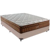 Cama Box Bege E Colchão Anjos Star Pillow In Casal Anjos - 5