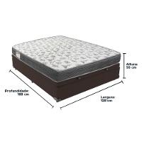 Cama Baú Ortobom Víuvo Iso100 Bege D33 Conforto Firme Marrom - 5
