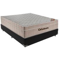 Cama Box Preto E Colchão Airtech Springpocket Molas Ensacadas Viúvo Ortobom - 1