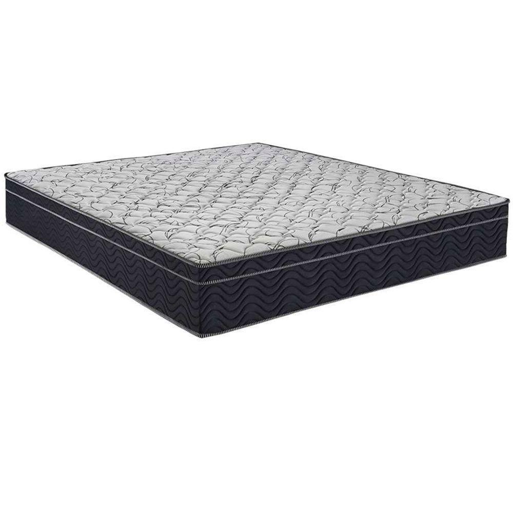 Cama Box Bege E Colchão Airtech 150 Espuma D45 Viúvo Ortobom - 1