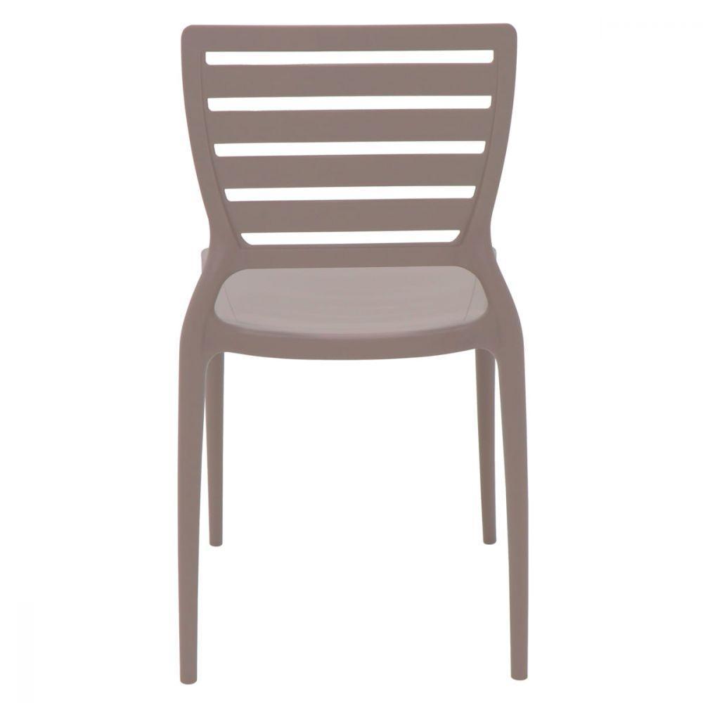 Cadeira Tramontina Sofia Camurça Encosto Vazado Horizontal - 5