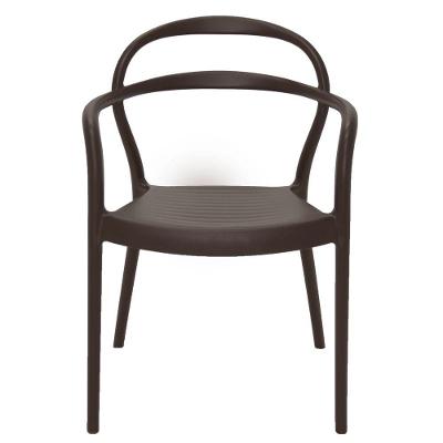Cadeira Tramontina Sissi Encosto Vazado Marrom