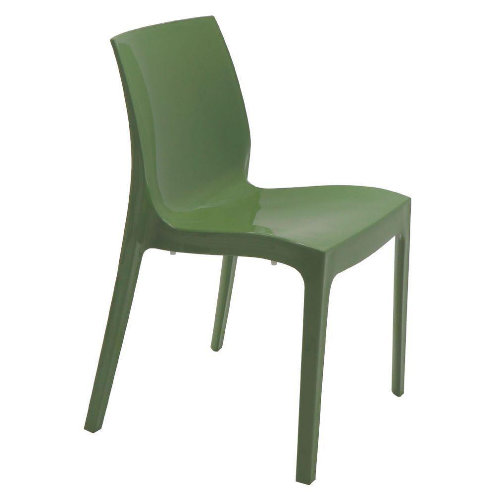 Cadeira Tramontina Alice Em Polipropileno Verde Oliva - 5