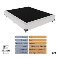 Cama Box Casal E Colchão Ortopédico Anjos Star Molas - Branco - 4