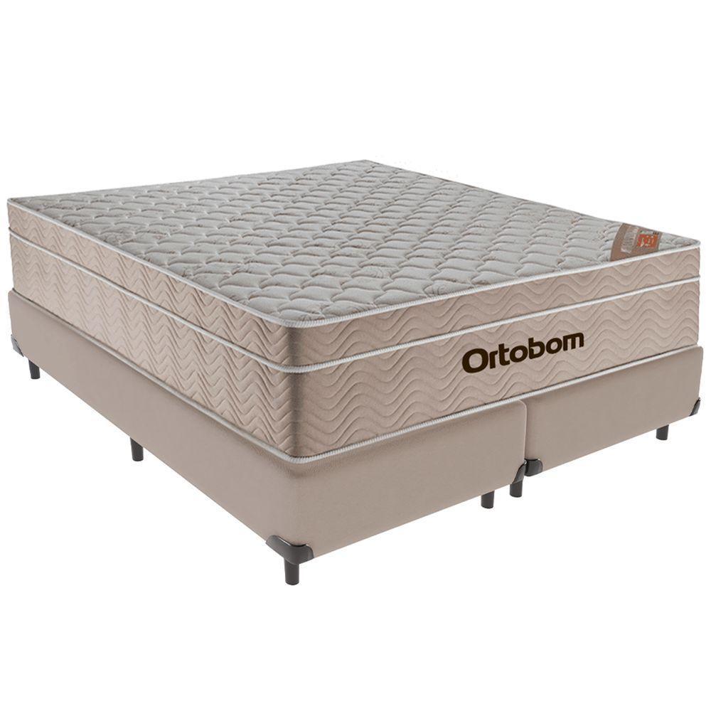 Cama Box Bege E Colchão Airtech Springpocket Molas Ensacadas Queen Ortobom - 5