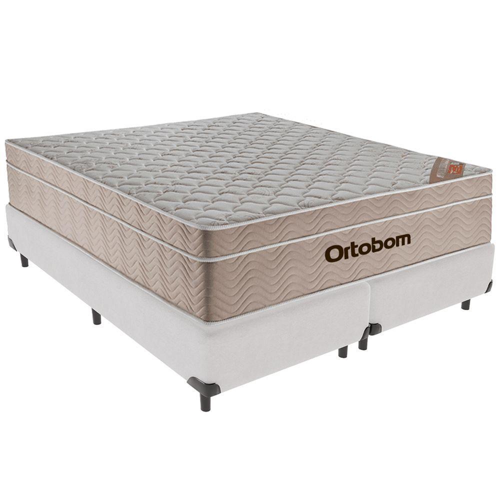Cama Box Branco E Colchão Airtech Springpocket Molas Ensacadas Queen Ortobom - 1
