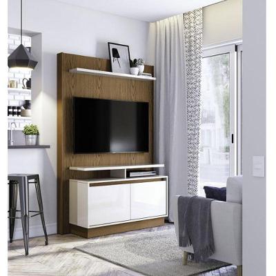 Estante Home Theater Ambiente Fit 1.2 Freijó Off White - Imcal