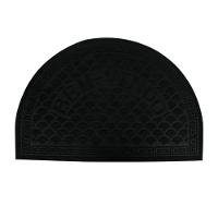 Tapete Meia Lua Capacho Para Porta 37cm X 58cm Casa E Lojas