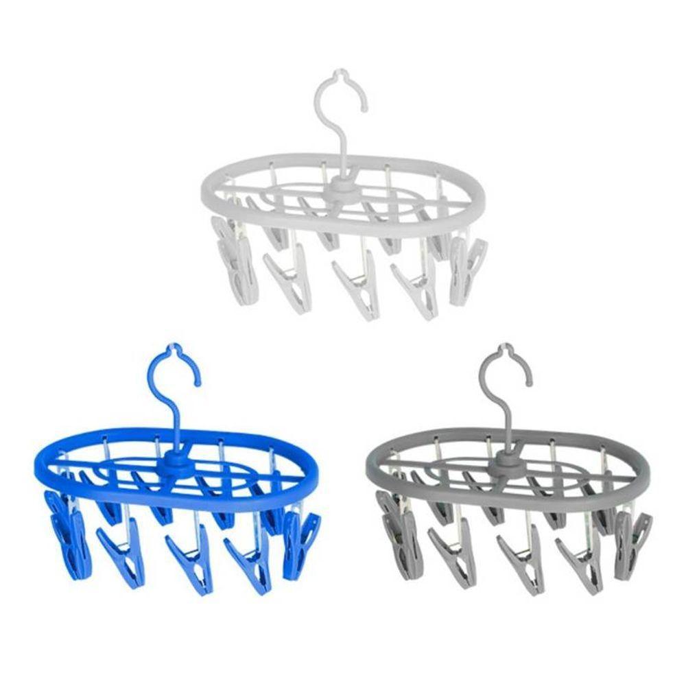 Varal Oval Com 10 Prendedores Para Meias E Roupas íntimas - 1