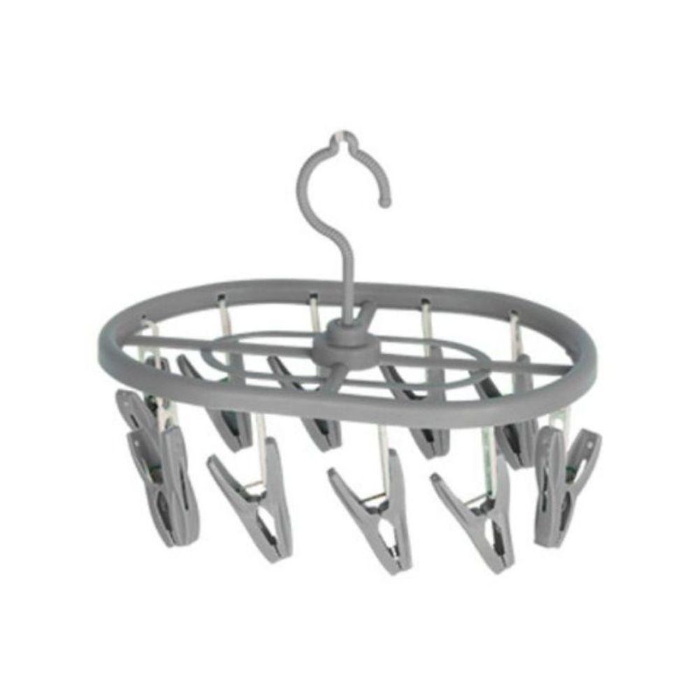 Varal Oval Com 10 Prendedores Para Meias E Roupas íntimas - 2