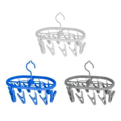 Varal Oval Com 10 Prendedores Para Meias E Roupas íntimas
