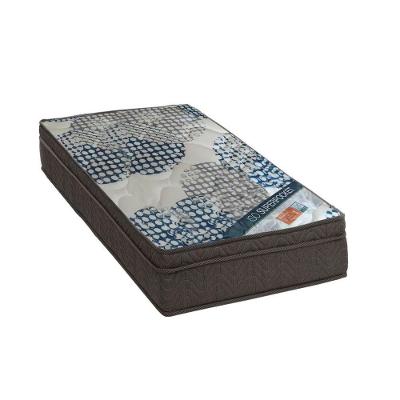 Cama Box Baú Branco E Colchão Iso Superpocket Molas Ensacadas Solteiro Ortobom
