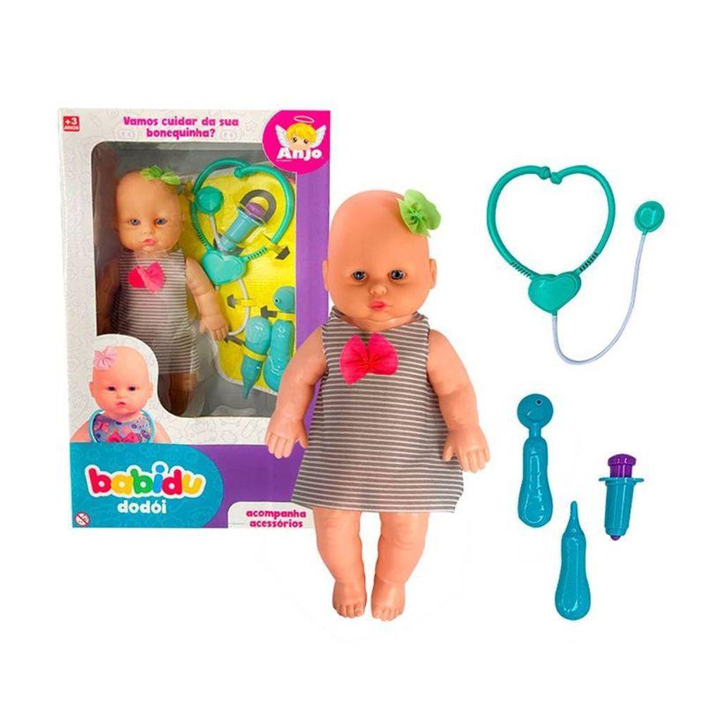 Boneca Babidu Dodói Brincando De Médico Com Acessórios - 3