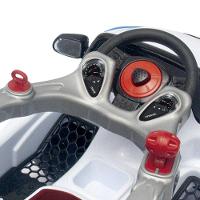 Carrinho De Passeio Infantil Bm Car Branco Alça De Segurança - 2