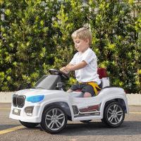 Carrinho De Passeio Infantil Bm Car Branco Alça De Segurança
