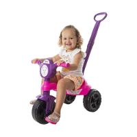 Carrinho De Passeio Com Pedal Triciclo Gatinha Com Haste - 2